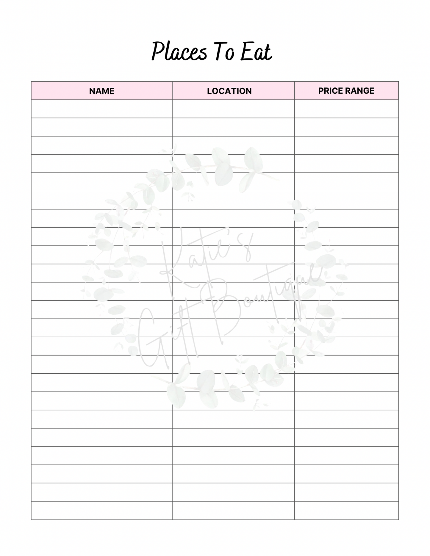 2024-2025 Travel Planner Spread - Self Care Binder