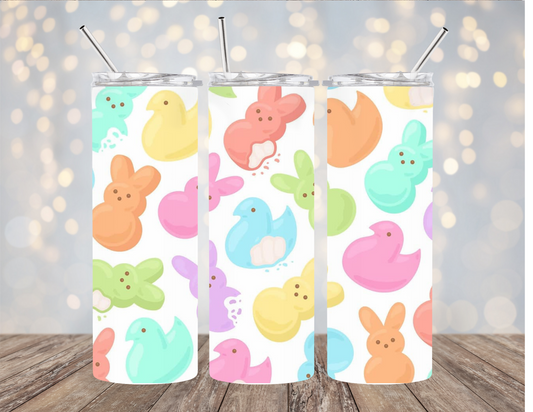 Marshmallow Chickens & Bunnies  - Tumbler