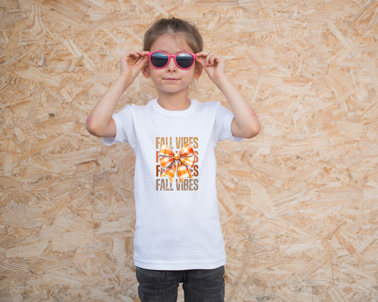 Fall Vibes - Kids TShirt or Crewneck Sweatshirt