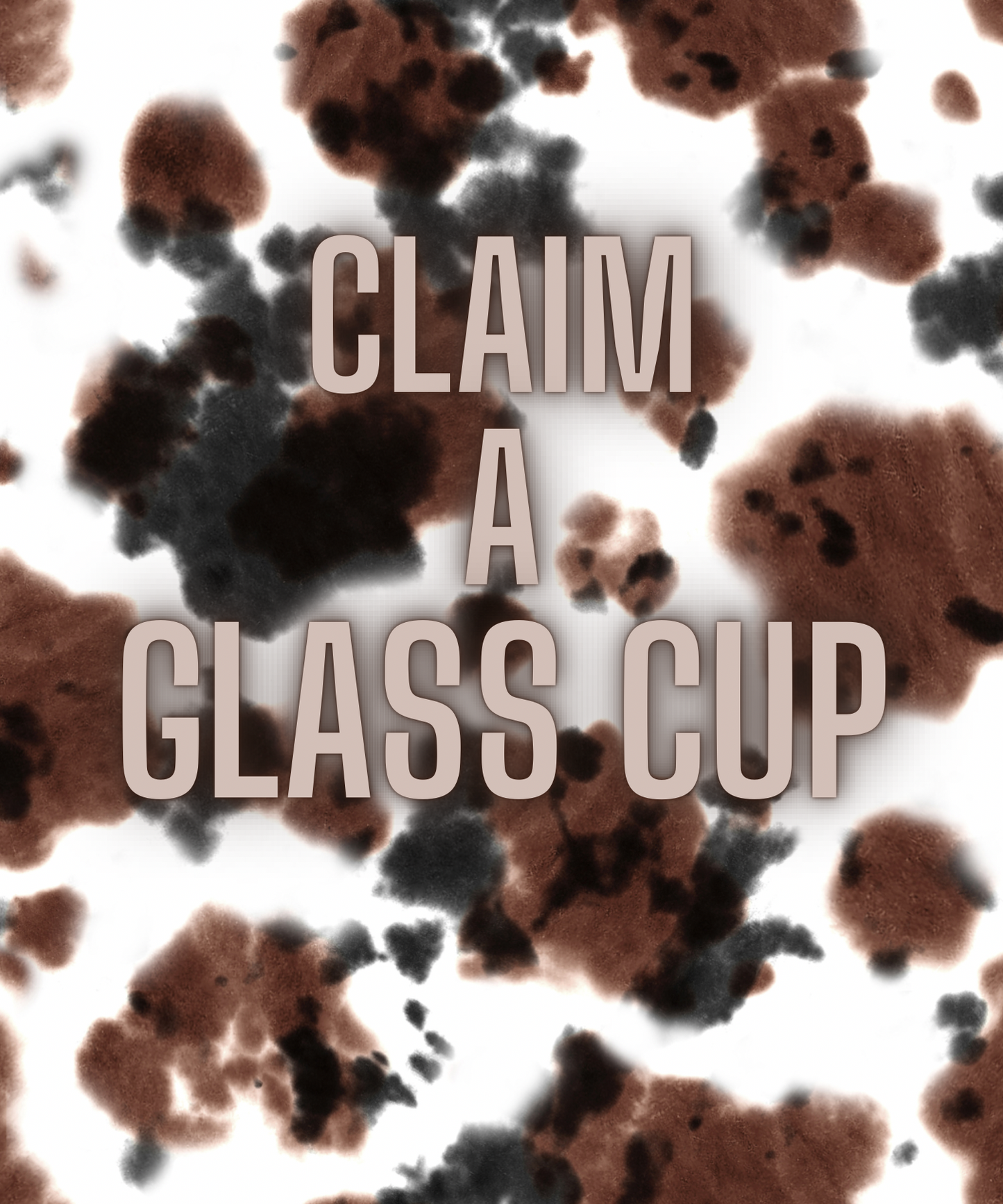 Claim a Glass Cup - on Live