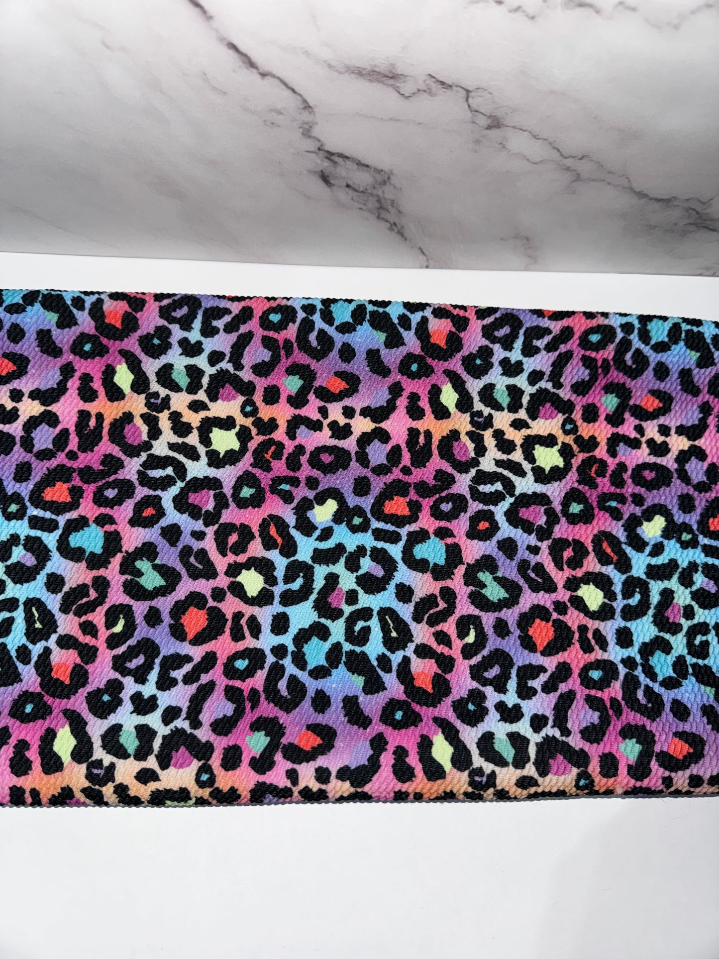 Tie Dye Leopard Print - Scrunchie/Headband