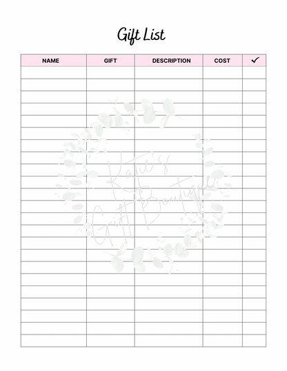 2024-2025 Travel Planner Spread - Self Care Binder