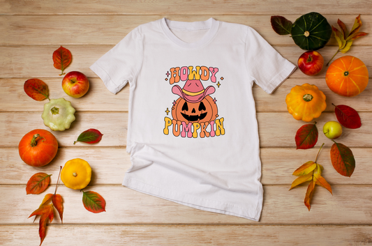 Howdy Pumpkin - TShirt or Crewneck Sweatshirt