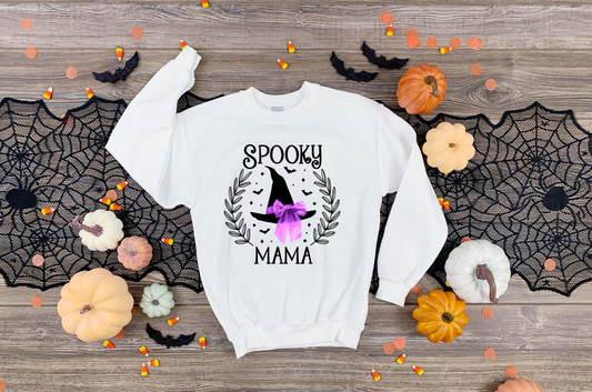 Spooky Mama - TShirt or Crewneck Sweatshirt