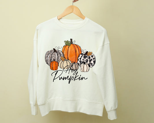 Fall - Pumpkins - TShirt or Crewneck Sweatshirt