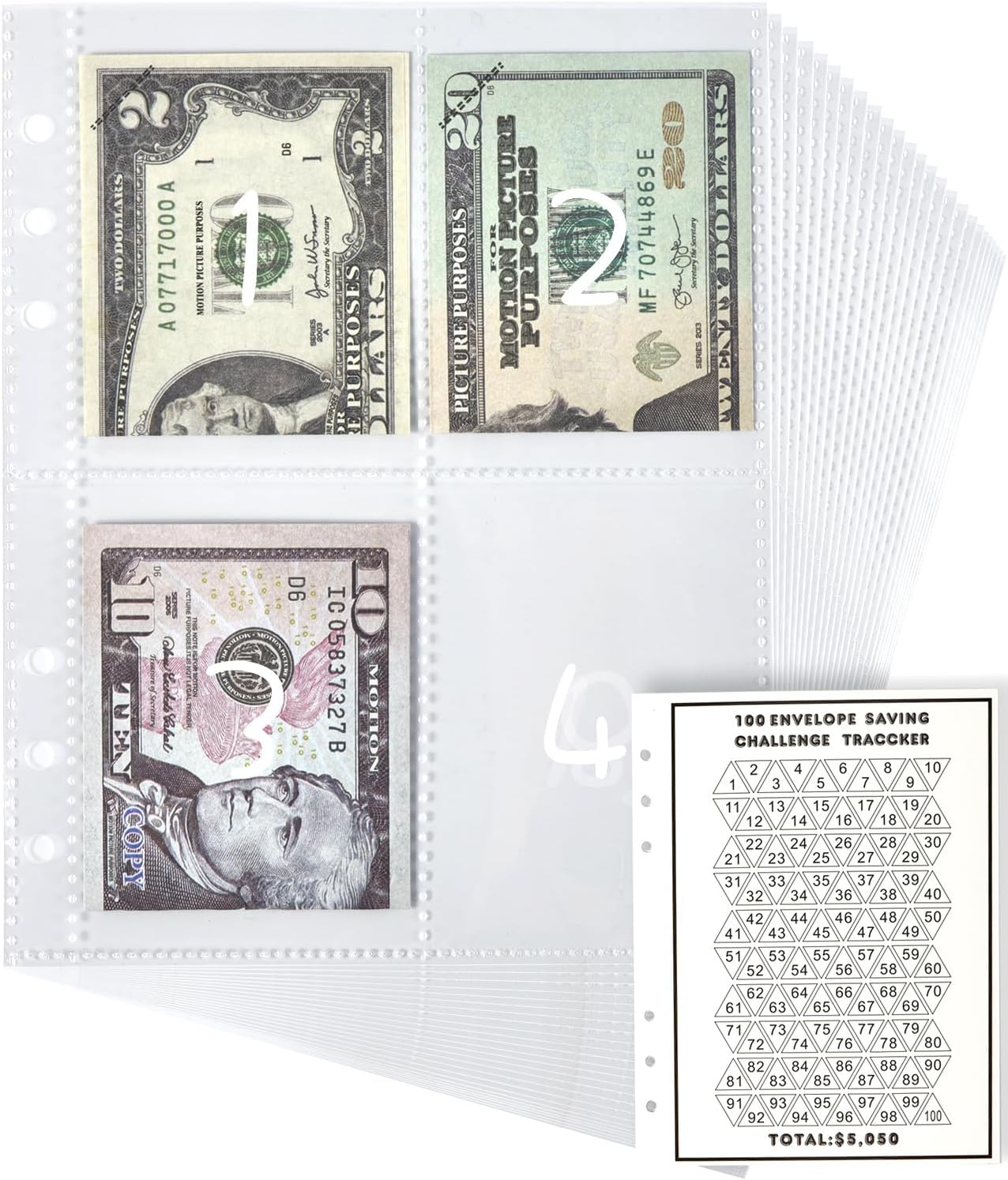 100 Envelopes Money Saving Challenge - Self Care Binder