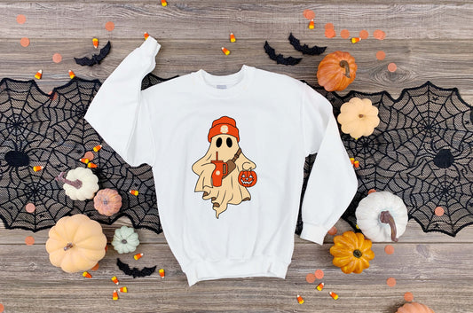 Halloween - Ghost Coffee - TShirt or Crewneck Sweatshirt