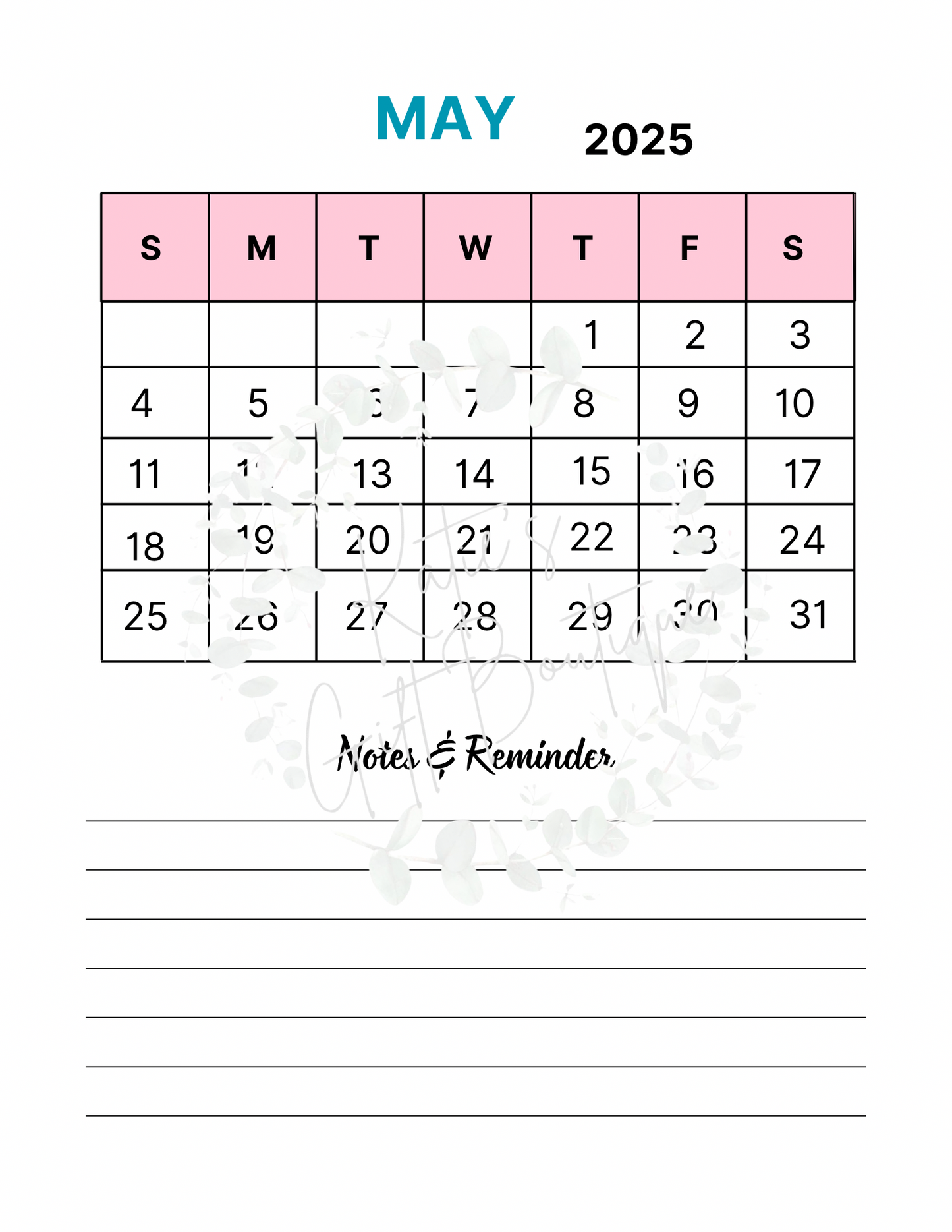 2024-2025 Travel Planner Spread - Self Care Binder