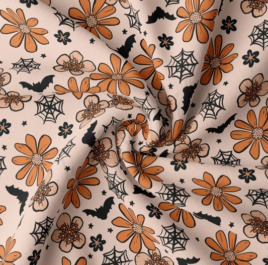 Webs/Bats/Flowers - Scrunchie/Headband