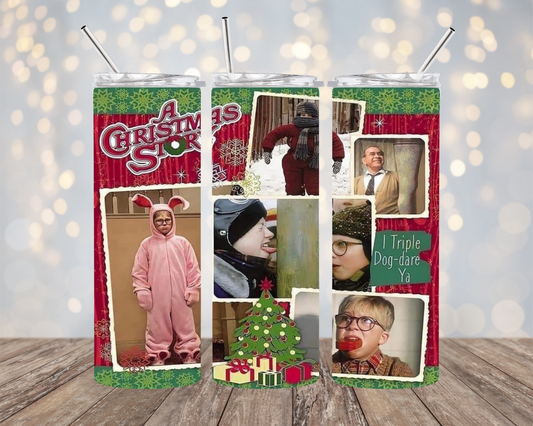 Christmas Story Collage - Tumbler
