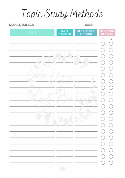 Study Planner