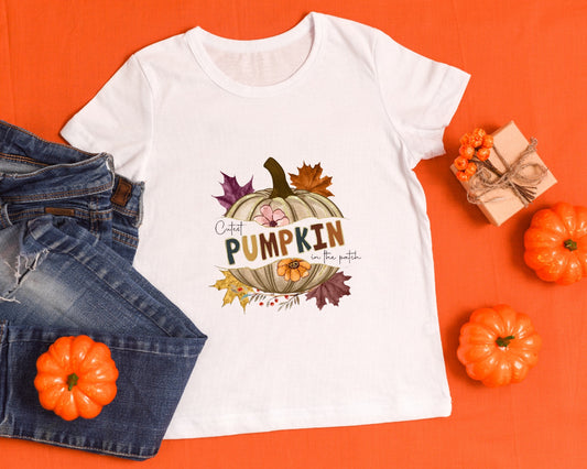 Fall - Cutest Pumpkin in the Patch - TShirt or Crewneck Sweatshirt