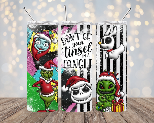 Don't Get Your Tinsel In a Tangle - Tumbler