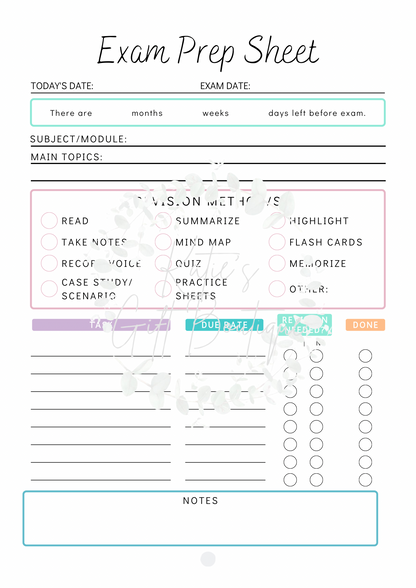 Study Planner