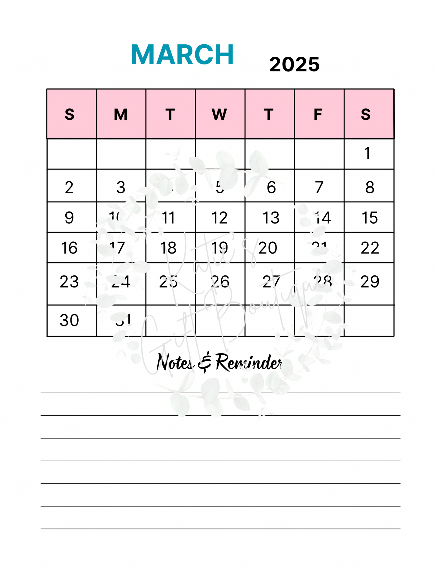 2024-2025 Travel Planner Spread - Self Care Binder