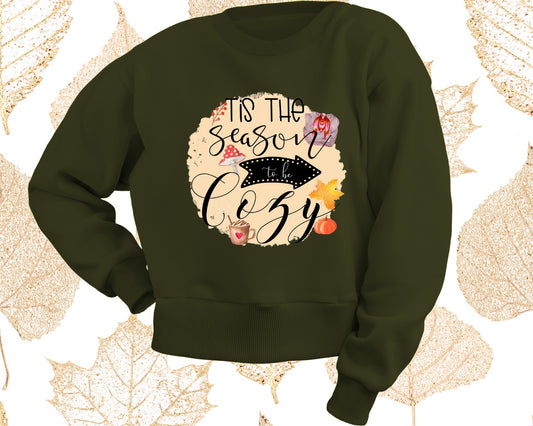 Cozy Season - TShirt or Crewneck Sweatshirt