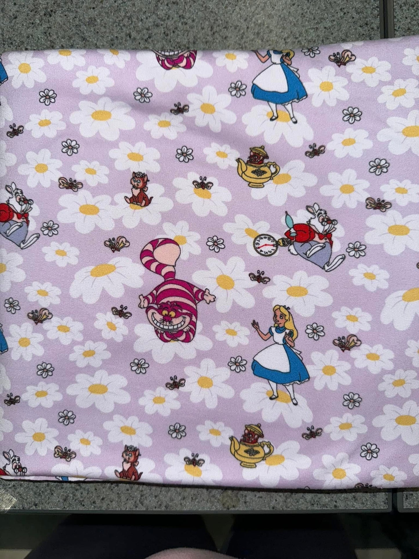 Alice in Wonderland - Purple - Scrunchie/Headband