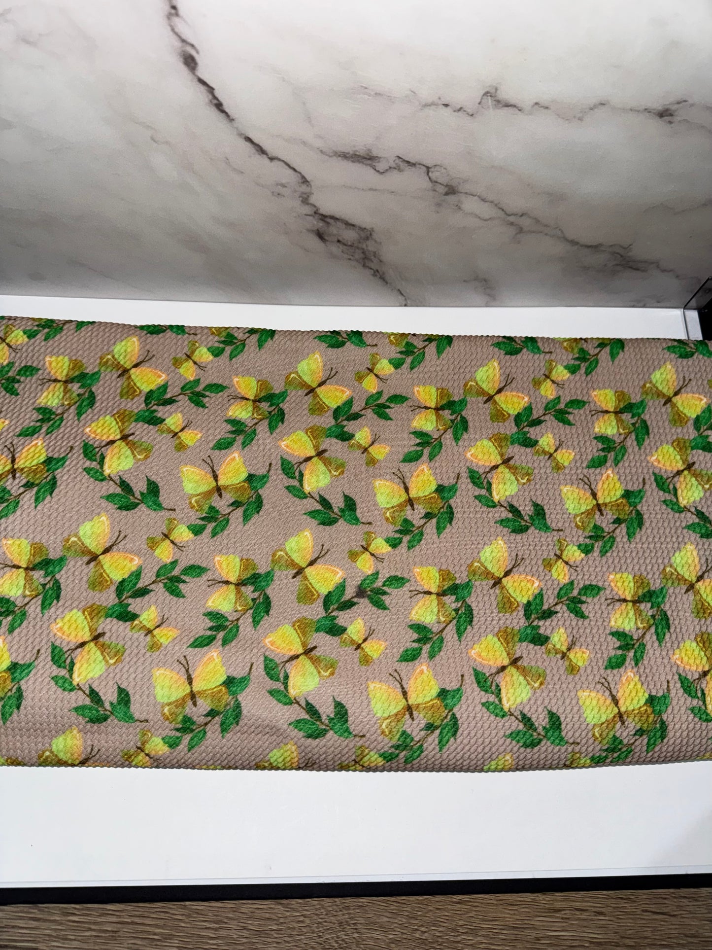 Yellow Butterflies - Scrunchie/Headband