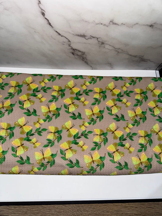 Yellow Butterflies - Scrunchie/Headband
