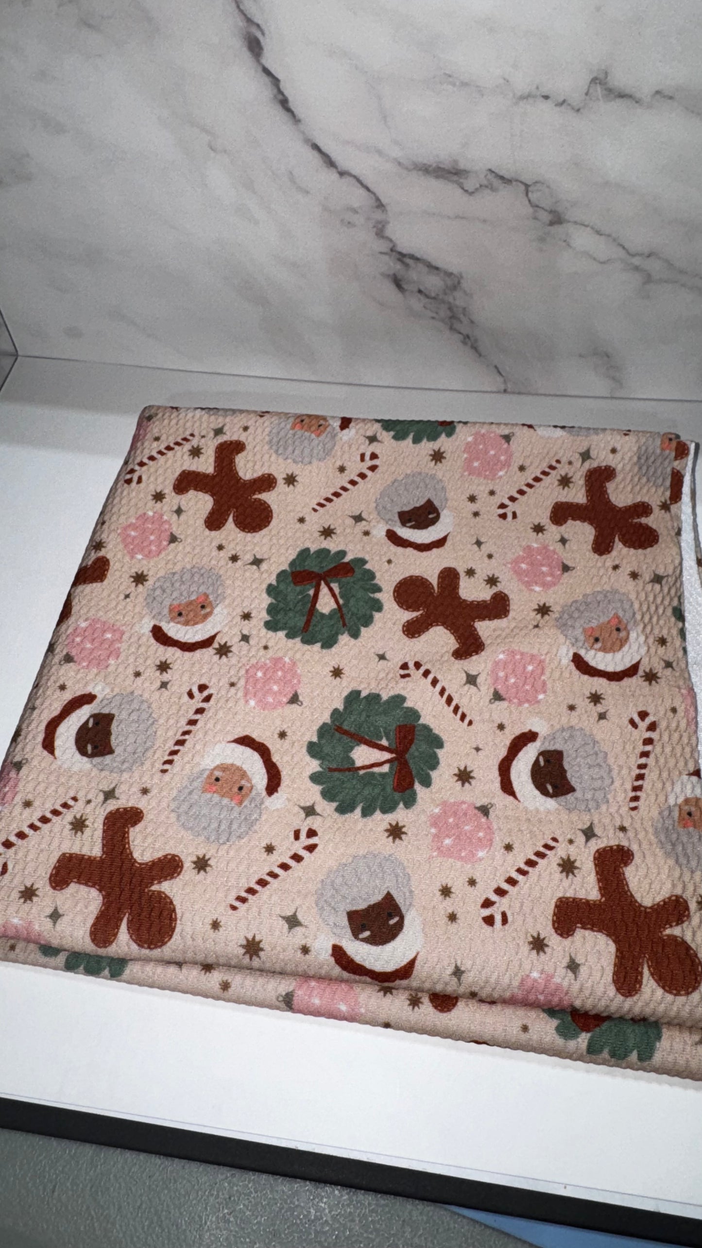 Santas/Wreath/Gingerbread - Scrunchie/Headband