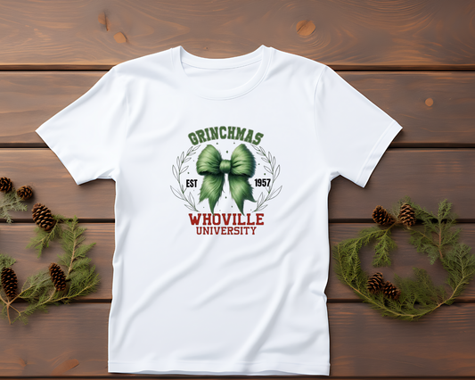 Grinchmas Whoville- TShirt or Crewneck Sweatshirt