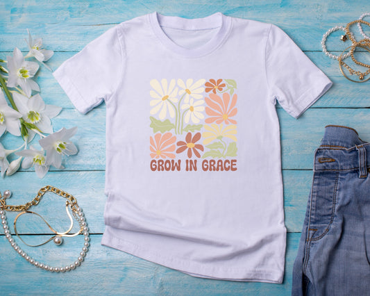 Grow in Grace - TShirt or Crewneck Sweatshirt