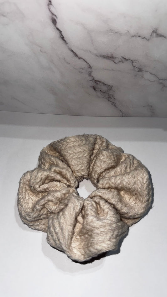 Sweater Texture - Cream - Scrunchie/Headband