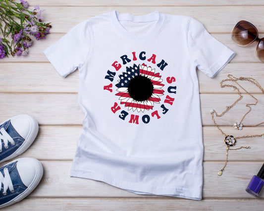 American Sunflower - TShirt or Crewneck Sweatshirt
