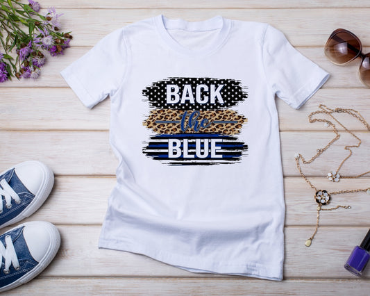 Back The Blue - TShirt or Crewneck Sweatshirt