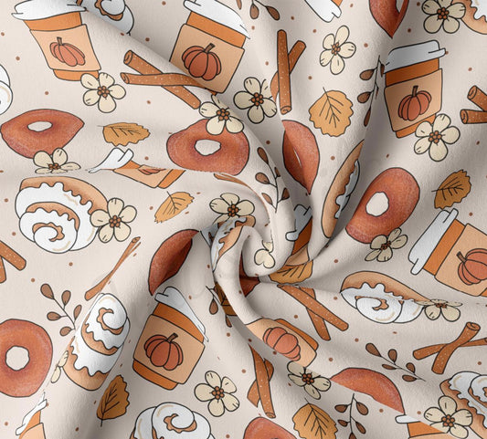 Cinnabun & Coffee - Fall - Scrunchie/Headband