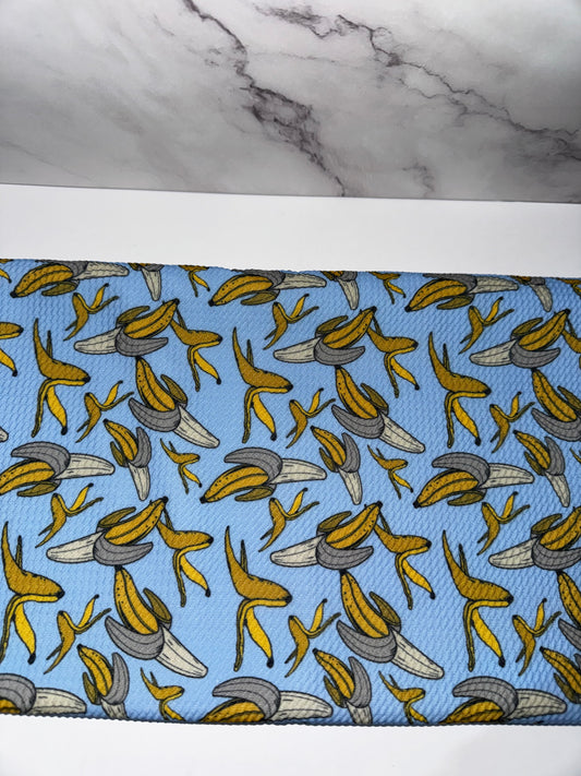 Bananas - Blue - Scrunchie/Headband