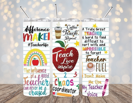 Teach Love Inspire - Tumbler